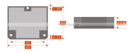 2016 new Mini Angle Sensor, Small Inclinometer Water-Proof, Single Axis Poket Type Angle Sensor