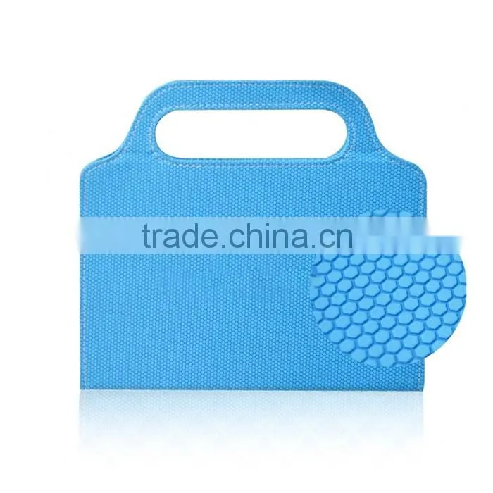 Factory Slim Portable PU leather universal tablet PC Case with Handles
