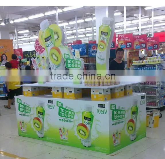 Fashional Design Shop Candy Paper Display paper pallet display standing rack