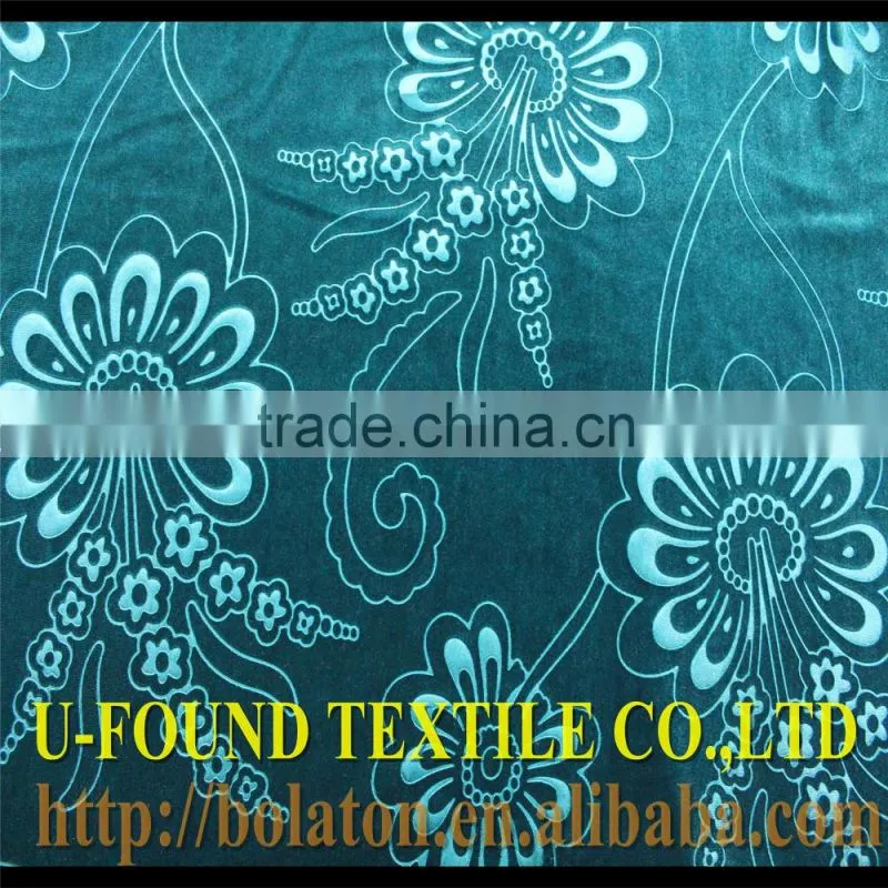 Korea Spandex Spun Velvet with 3D Emboss for Middle East Main Market
