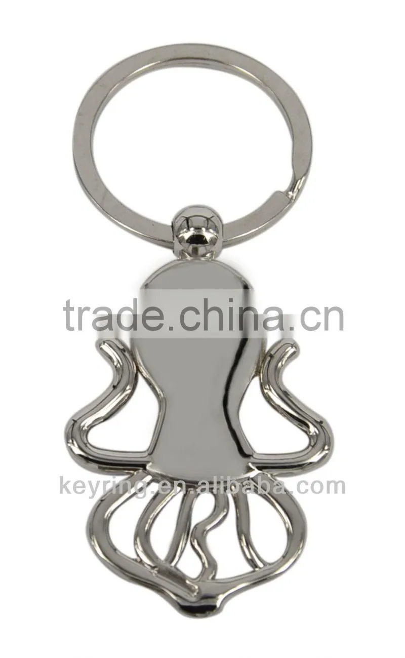 2014 new style wholesale blank keychain metal for promotion