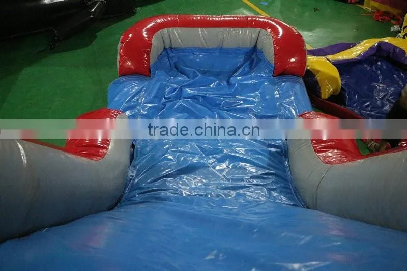 2016 selling popular rocket water slide combo inflatable combo for kids