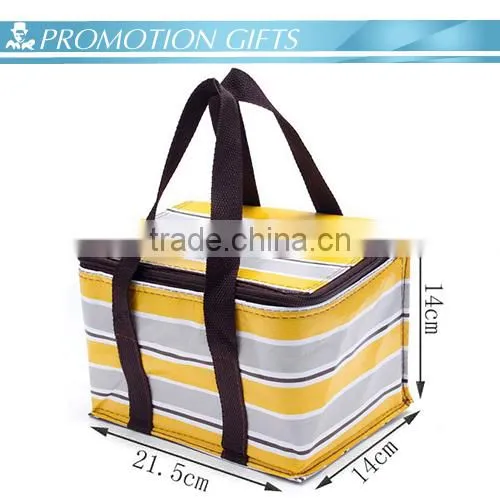 Insulated Water-Proof Lining Large Lunch Bag Cooler Tote Travel Picnic Bag Ice Pack 10L