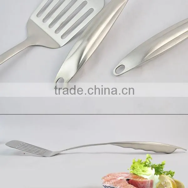 New 5-Piece Stainless Steel Kitchen Cooking Utensils With Hollow Handle