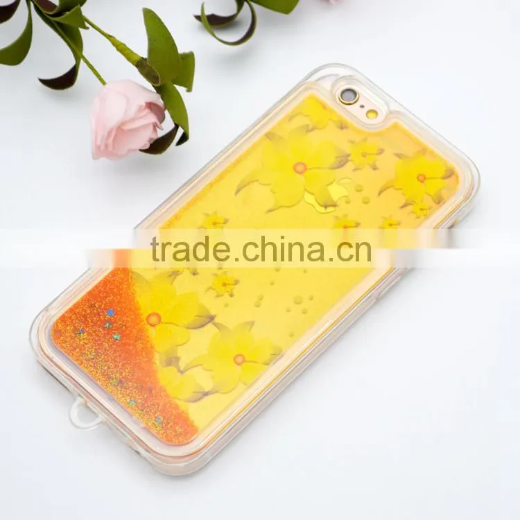 2016 hot selling liquid clear tpu case for iPhone6