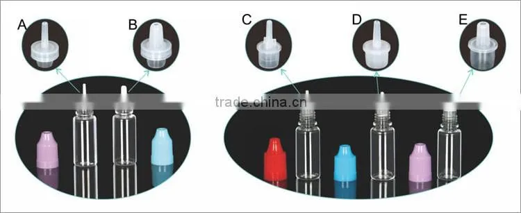 Silver Plastic E-Liquid Droppers 5ml-50ml