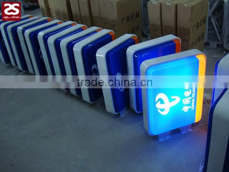 Vacuum Forming Rectangle LED Light Box For Outdoor Advertisment