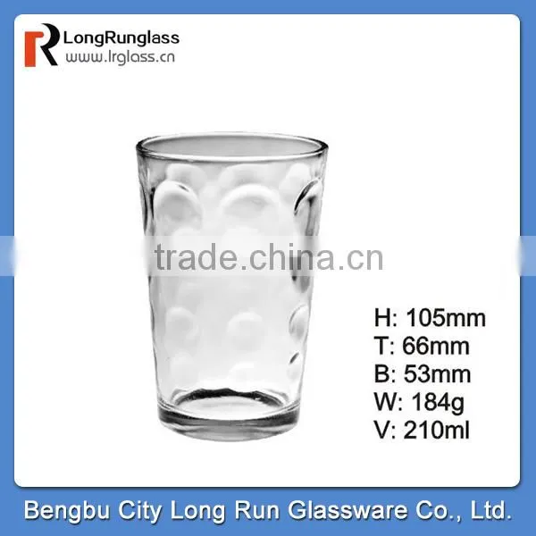 LongRun 15oz big capacity fancy water glass cup drinking beer glass