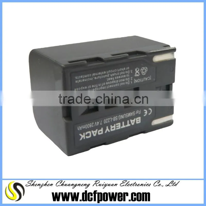 High capacity 2800mAh battery SB-L220 L110 for VM-C870,VP-D305,VP-26i,VP-D6050,VP-D60, VM-C1500, VM-A990 digital cameras 7.4V