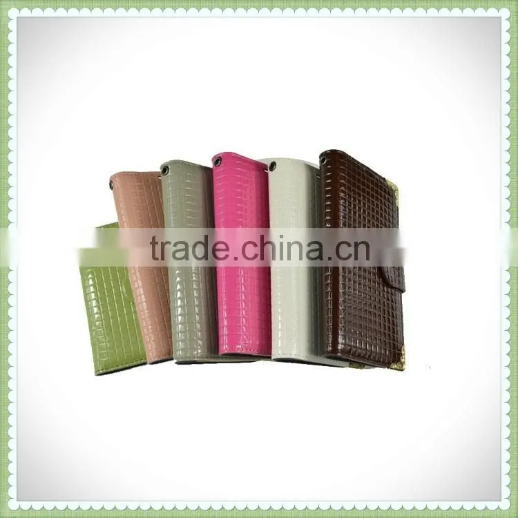 Simple slim flip book case cover for Wiko Cink Five