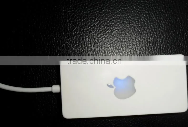 2015 New High Speed 4 Ports USB 2.0 Hub Portable USB HUB with led light