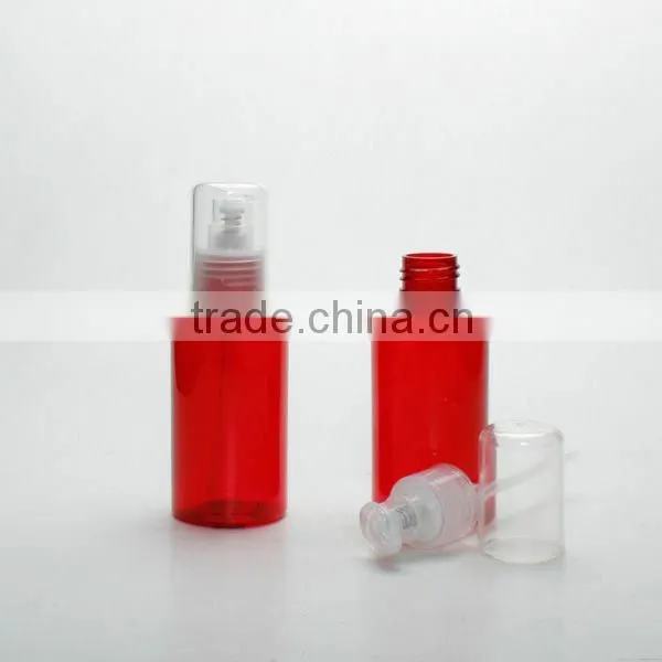 Treatment pump PET 120ml Red Clear