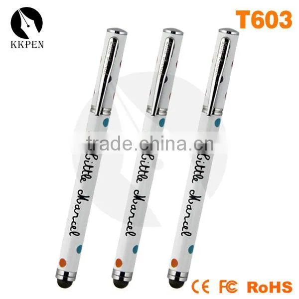 KKPEN Custom Logo Super Thin Ballpoint Touchscreen Stylus Pens