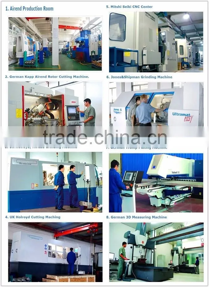 low power 75kw 10bar water cooling air compressor with ce iso certificate