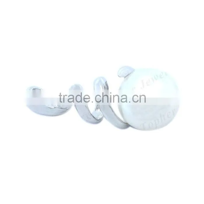 2014 China Wholesale Silver freshwater pearl ball pendant necklace