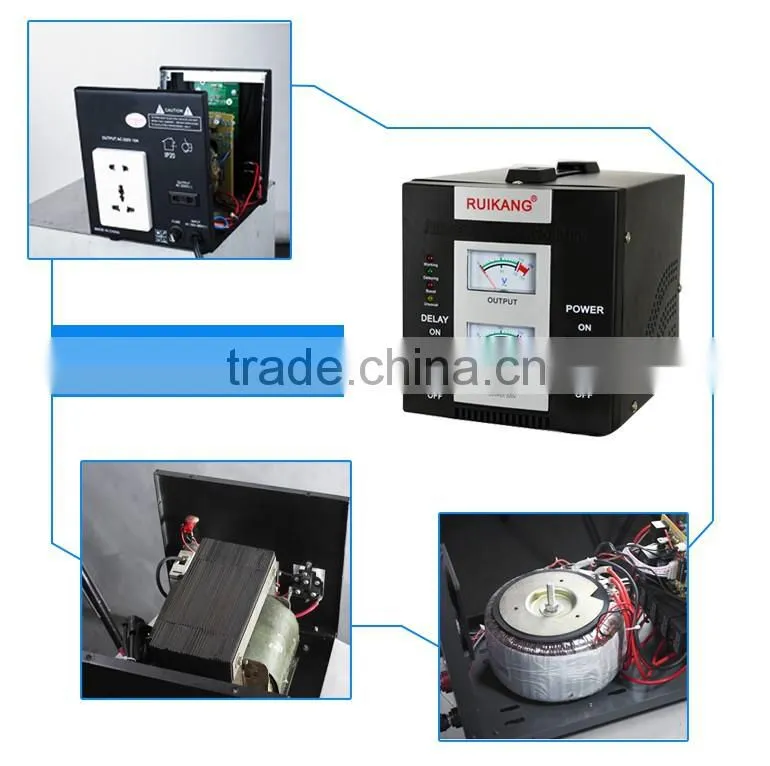 Wholesale efficiency custom Single phase 5kv automatic voltage stabilizers 5kva