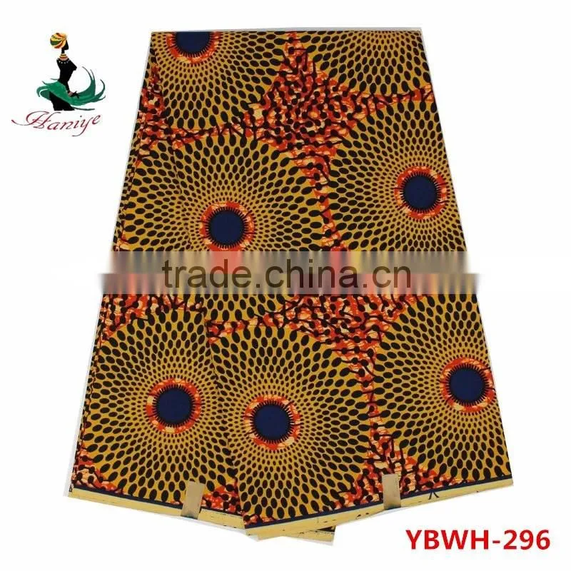 Best quanlity hollandais wax print fabric african sale for dress YBWH277