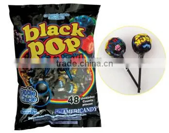 Dafa 24g bubble gum fruit lollipop candy