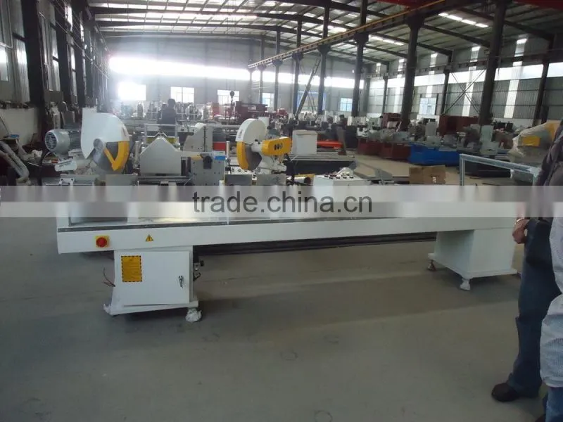cutting upvc profiles two heads cutting saw