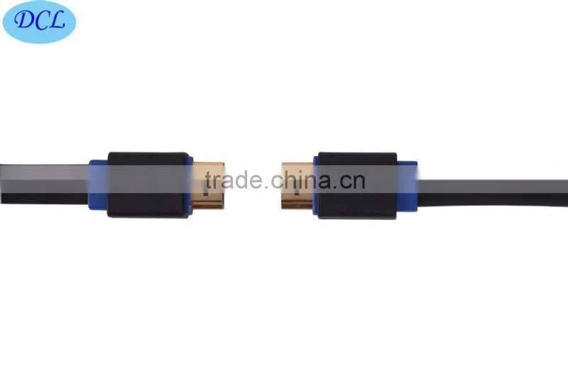 1M Double color HDMI cable with gold plated