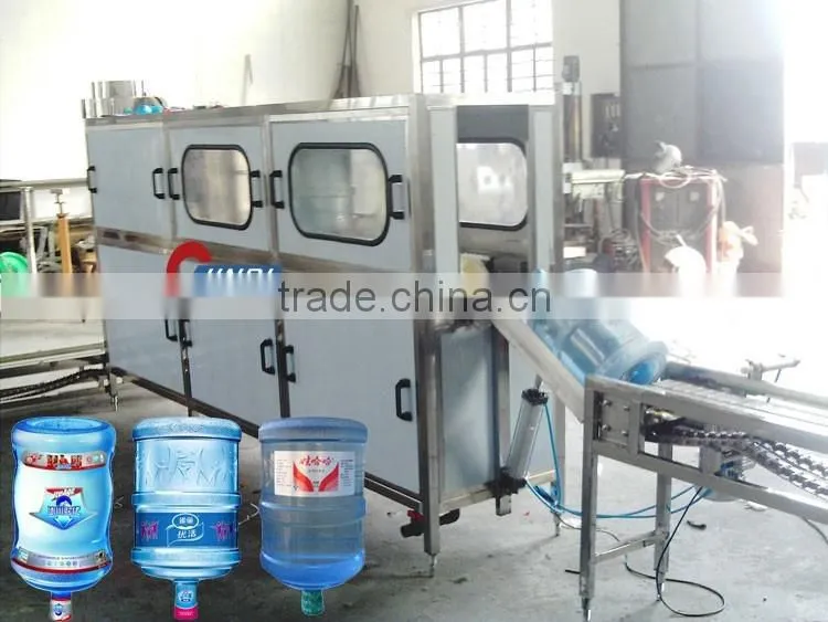 2016 exports to Chile drinking water 5 gallon semi-automatic de-capper/filling machine