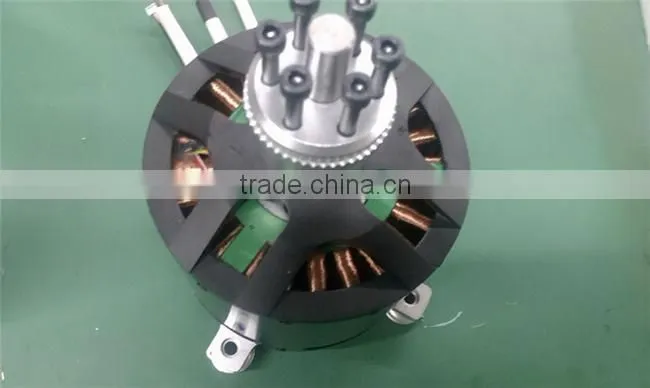 120100 KV80 25KW 60kg thrust Outrunner sensored/sensorless Motor for jet board