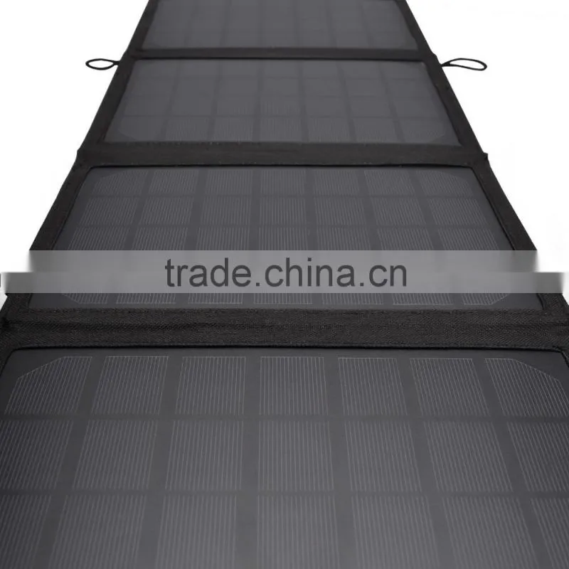 2016 new arrival 20W foldable outdoor camping emergency solar bag foldable solar panel for laptop