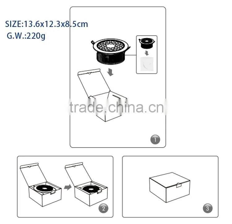 Eco-friendly made in china lights 15v 5w led ceiling lights down light