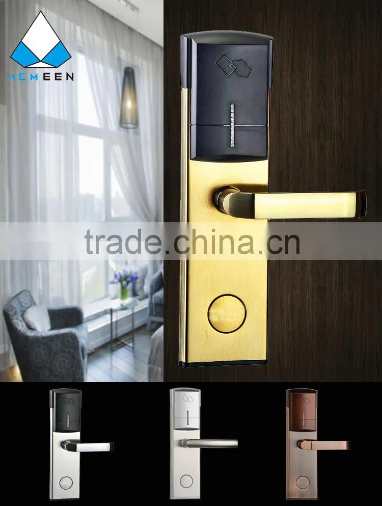 hotel door lock security hotel card lock
