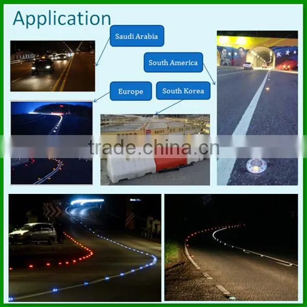 solar warning light/led road safety flashing light
