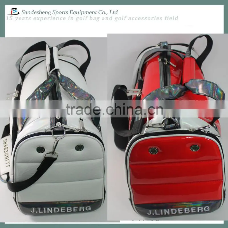 custom geniune leather duffle bags,boston golf clothes bag