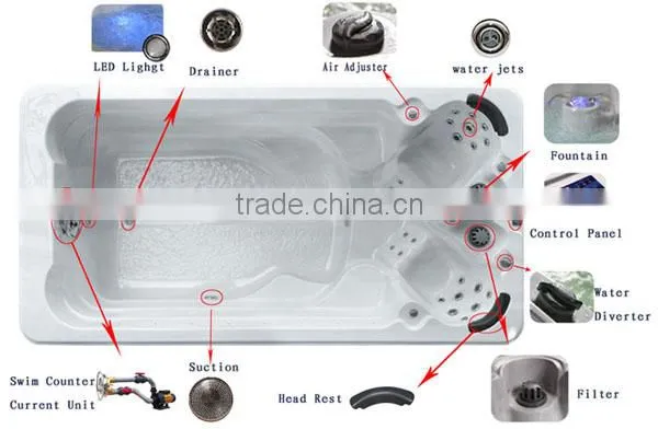 Hot Tub Shell Sale Sex Massage Swim SPA Outdoor SPA Swim Pool