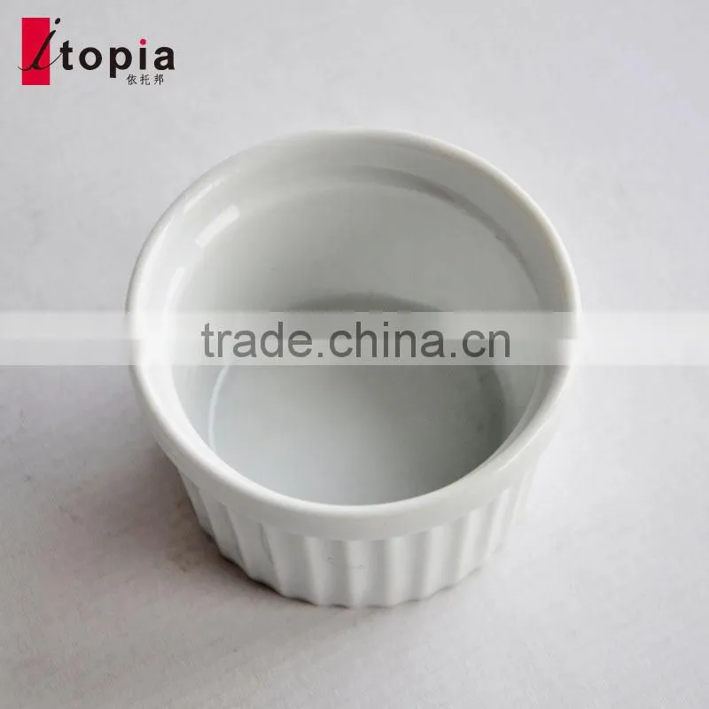 Round white funny ceramic mug cup