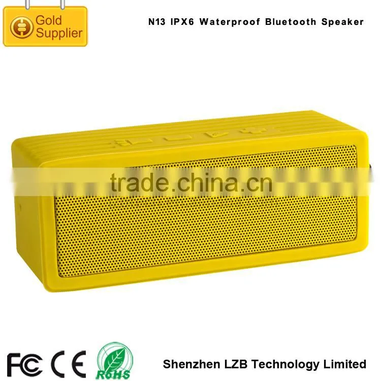 2015 Best Christmas Gift Professional V3.0 Outdoor Waterproof Bluetooth Wireless Speaker with 5h Music Play Time