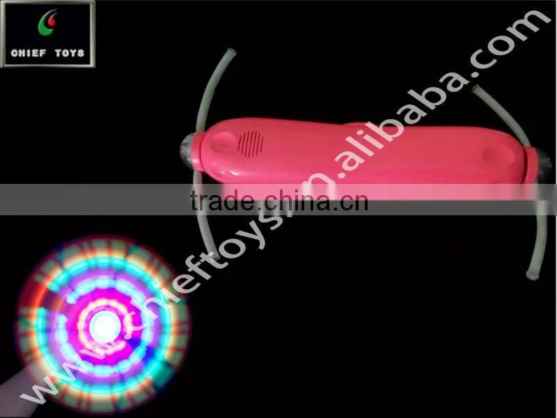 Flashing windmill toy