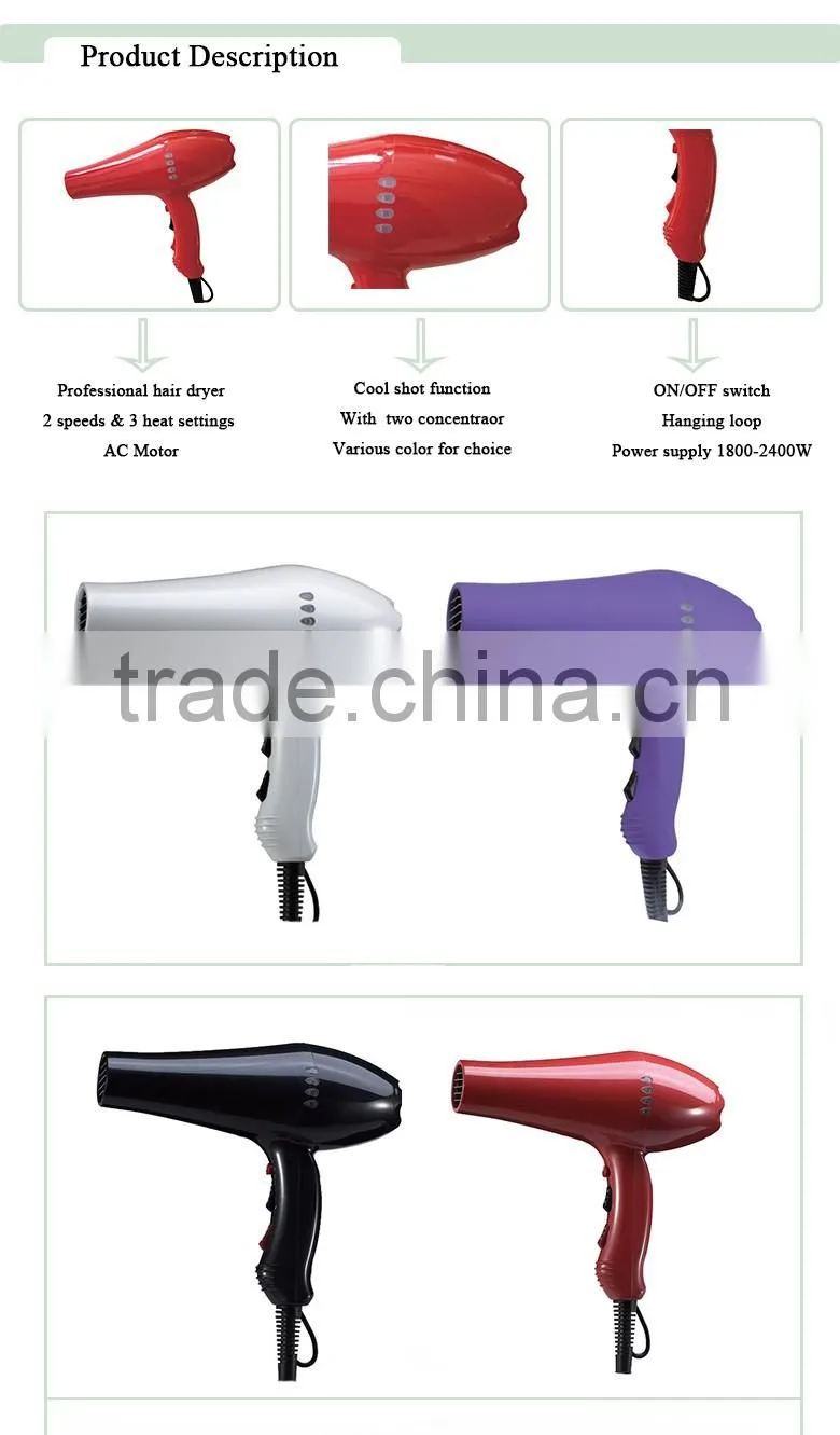 dual voltage hair dryer factory electric motor for blow dryer hair blow dryers