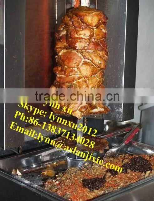 rotary Shawarma machine/gas model rotary chicken barbecue machine