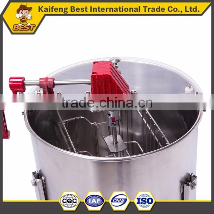 New design stainless steel 2 frames manual honey extractor