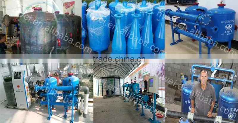Backwash Irrigation Water Treatment Sand Media Filter and Other Greenhouse Tool