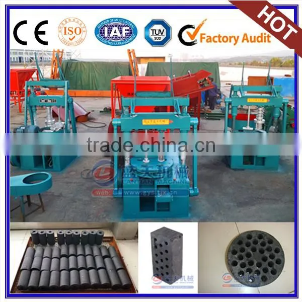 Hydraulic briquetting oak wood charcoal powder briquette making machine