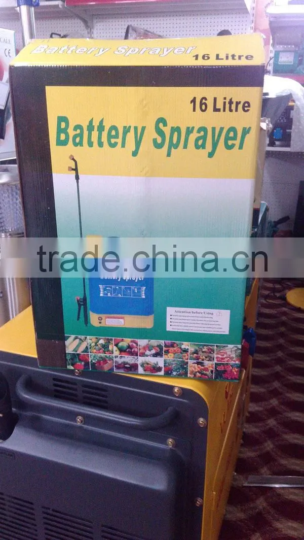 Electric Power Sprayer 16L Battery Garden Knapsack Sprayer