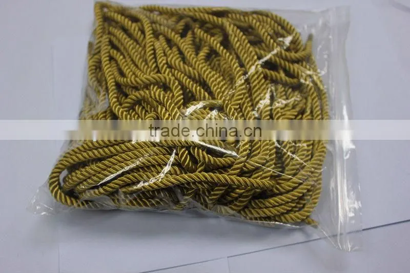 6mm colorful hot selling city girl clothing line,bags handle rope