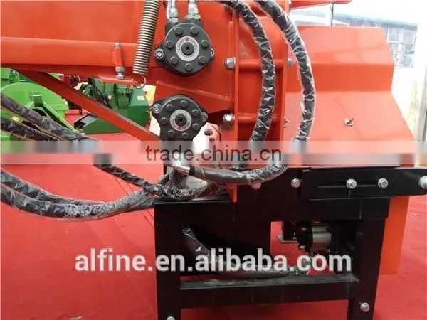 CE approved tractor PTO driven wood chipper with hydraulic feeding