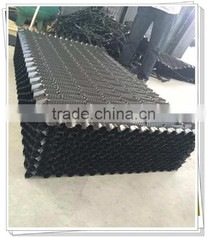 2016 Hot sale 730mm/750mm cooling tower filings, black square cooling tower fill