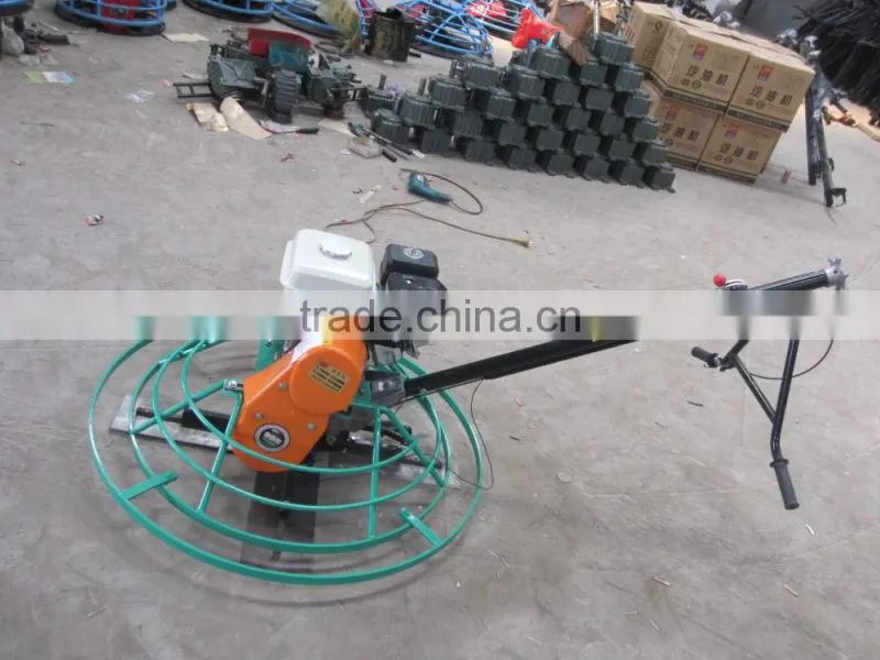 gasoline walk behind aluminium Honda concrete trowel machine floor finishing machine for sale