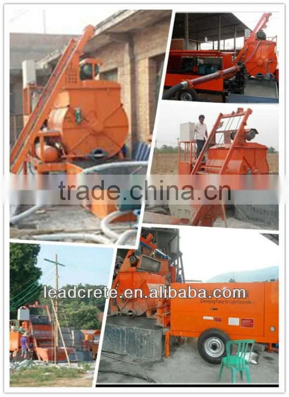 ISO 9001 Certified 2016 new design product electric foam concrete machine