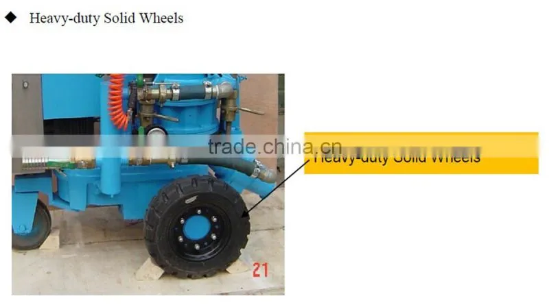 1.5-3m3/h Shotcrete Refractory Gunning Machine