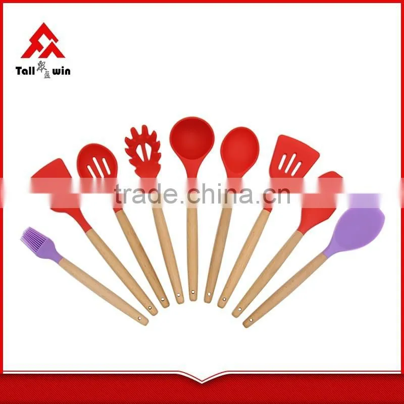Hot promotion silicone restaurant equipment kitchen utensil set