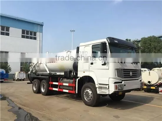 Fecal suction truck capacity 5000l-6000liter Fecwouls suction truck