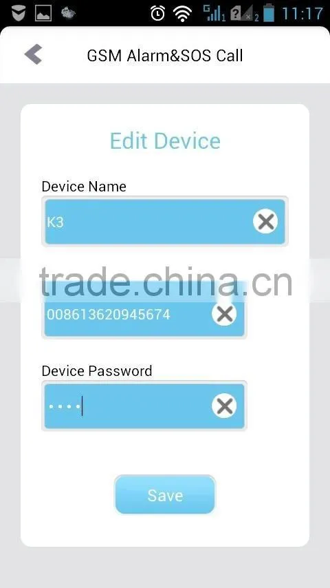 Auto Dialer wireless GSM SMS Alarm System with APP